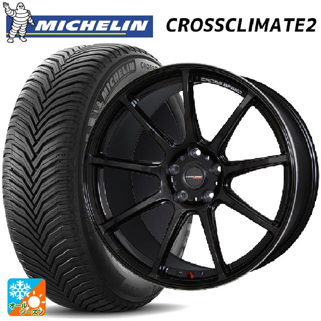 トヨタ GR86(ZN8)用 215/40R18 89V XL ミシュラン 正規品 クロスクライメイト2 クロススピード ハイパーエディション RS9 GGM 新品オールシーズンタイヤホイール 4本セット