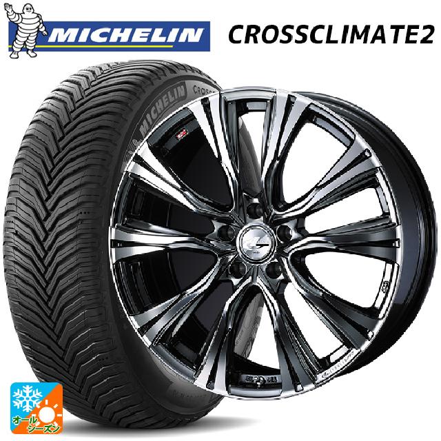 235/60R18 107V XL ミシュラン クロスクライメイト2 SUV 正規品 ウェッズ レオニス VR BMCMC 18-7J 国産車用 オールシーズンタイヤホイール4本セット