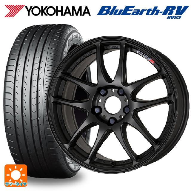 【最大3万円OFFクーポン 5/16 1:59迄】215/45R17 91W XL ヨコハマ ブルーアース RV03 ワーク エモーション CR極 MBL 17-7J 国産車用 サマータイヤホイール4本セット