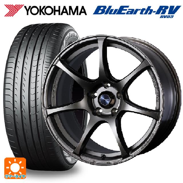 ホンダ ZR-V(RZ4)用 225/60R17 99H ヨコハマ ブルーアース RV03 ウェッズスポーツ SA75R EJ-BRONZE 新品サマータイヤホイール 4本セット