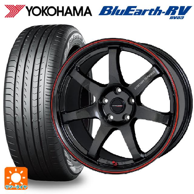 225/45R18 95W XL ヨコハマ ブルーアース RV03 ホットスタッフ クロススピード ハイパーエディション CR7 GGM&R 18-7.5J 国産車用 サマータイヤホイール4本セット