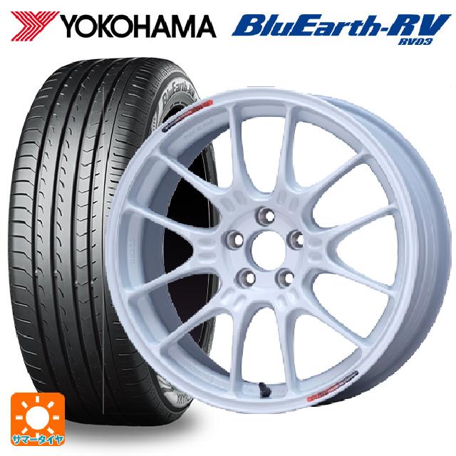 【最大3万円OFFクーポン 5/16 1:59迄】215/50R17 95V XL ヨコハマ ブルーアース RV03 エンケイ レーシング GTC02 For GR86 / BRZ Cup White 17-7.5J 国産車用 サマータイヤホイール4本セット