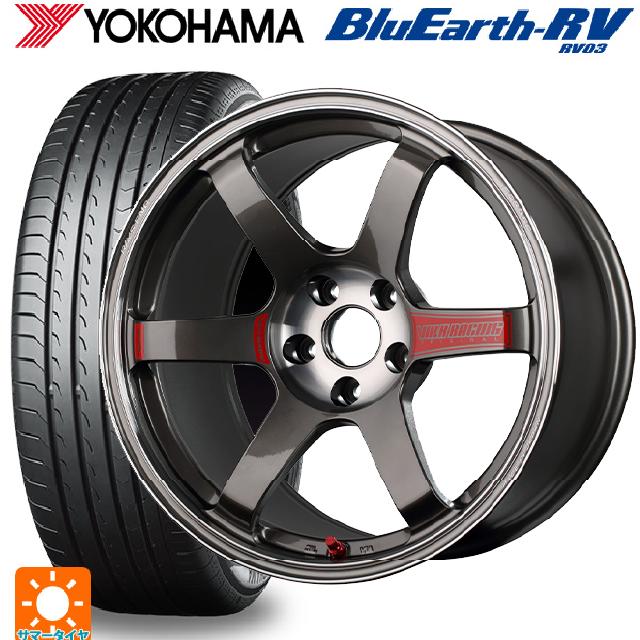 215/45R17 91W XL ヨコハマ ブルーアース RV03 レイズ ボルクレーシング TE37SL サーガ PG 17-7J 国産車用 サマータイヤホイール4本セット