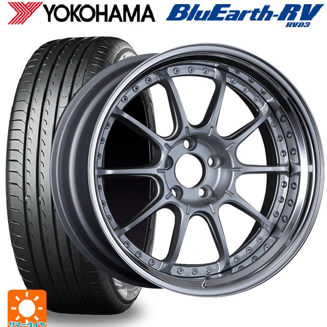 【6/22 20時〜 全品P5倍＆クーポン】225/40R19 93W XL ヨコハマ ブルーアース RV03 # タナベ SSR プロフェッサー SP5 ハイブライトシルバー 19-8J 国産車用 サマータイヤホイール4本セット