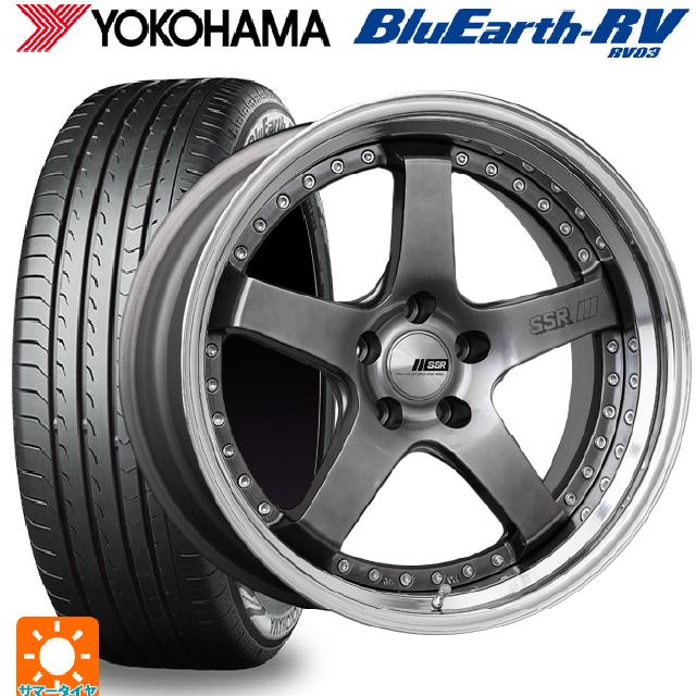 245/35R20 95W XL ヨコハマ ブルーアース RV03 # タナベ SSR プロフェッサー SP4 チタンシルバー 20-8.5J 国産車用 サマータイヤホイール4本セット
