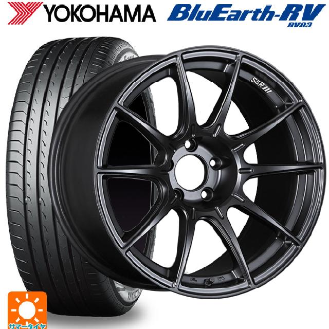 トヨタ プリウス(50系)用 215/45R17 91W XL ヨコハマ ブルーアース RV03 タナベ SSR GT X01 フラットブラック 新品サマータイヤホイール 4本セット