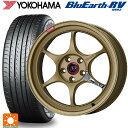 215/45R18 93W XL ヨコハマ ブルーアース RV03 エンケイ パフォーマンスライン PF06 ゴールド 18-8J 国産車用 サマータイヤホイール4本セット