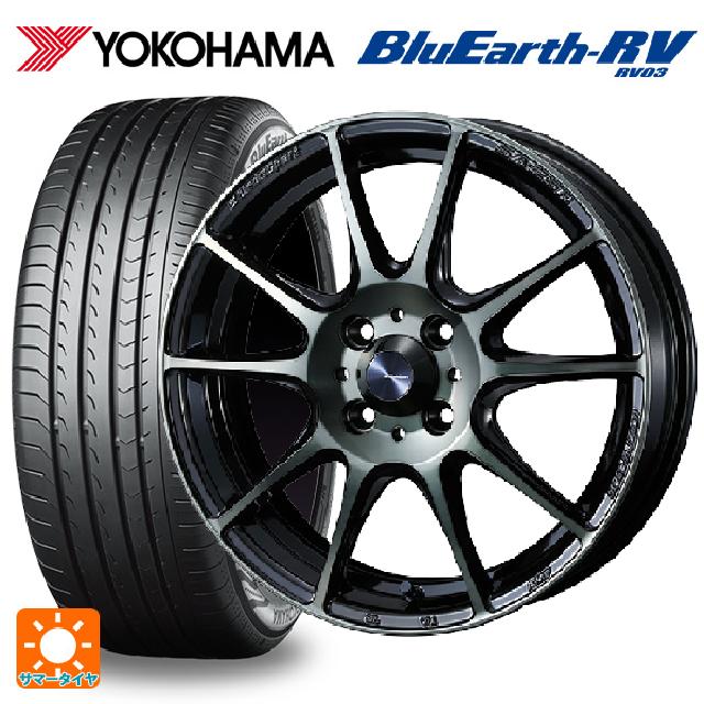 185/60R15 84H ヨコハマ ブルーアース RV03 ウェッズ ウェッズスポーツ SA25R WBC 15-6J 国産車用 サマータイヤホイール4本セット