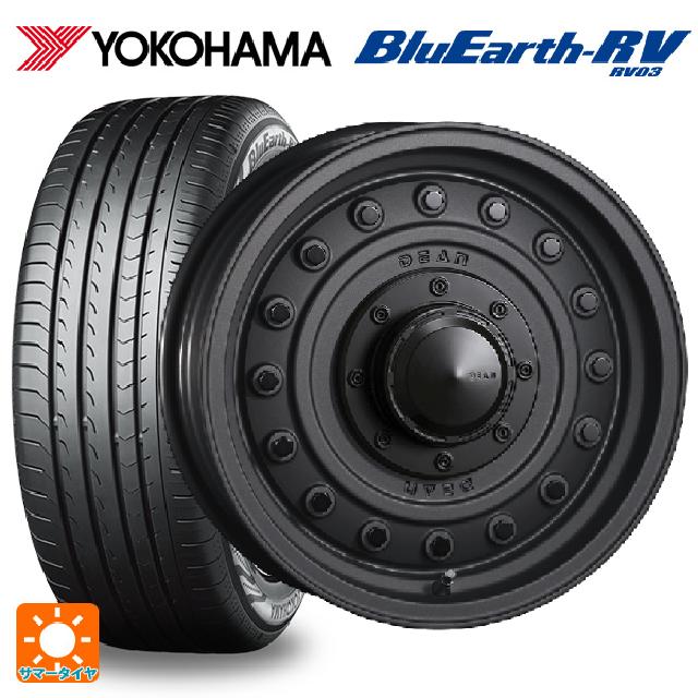 【6/15〜16限定 全品P5倍＆クーポン】ルノー カングー(KFK系)用 205/60R16 96H ヨコハマ ブルーアース RV03 # クリムソン ディーン コロラド マットチャコールブラック 新品サマータイヤホイール 4本セット