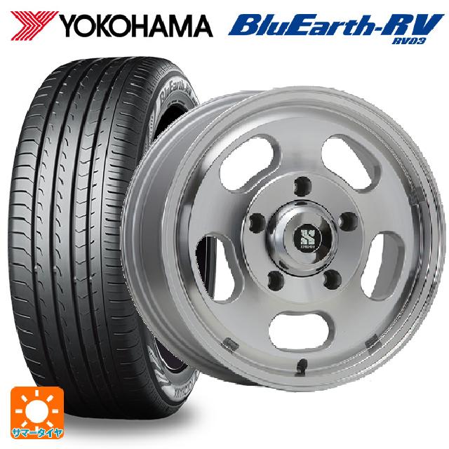 205/55R16 91W ヨコハマ ブルーアース RV03 エムエルジェイ エクストリームJ Dスロット ポリッシュ 16-6.5J 国産車用 サマータイヤホイール4本セット