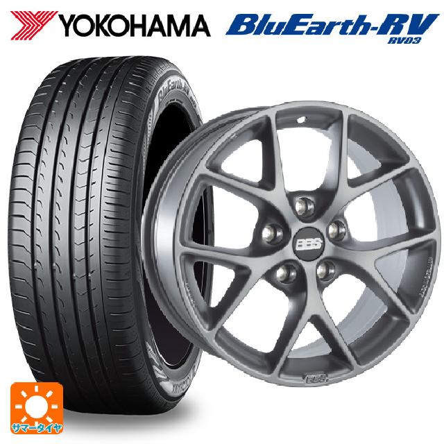 メルセデスベンツ Eクラス(W213)用 225/55R17 101V XL ヨコハマ ブルーアース RV03 SR005 ヒマラヤサテングレー 新品サマータイヤホイール 4本セット