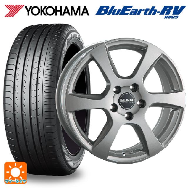 【最大3万円OFFクーポン 5/16 1:59迄】ルノー カングー(KW系)用 195/65R15 91H ヨコハマ ブルーアース RV03 マック ヴィンチー シルバー 新品サマータイヤホイール 4本セット