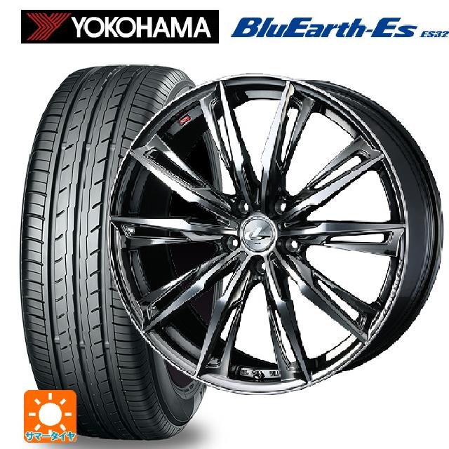 215/45R17 91V ヨコハマ ブルーアースEs ES32 ウェッズ レオニス GX BMCMC 17-7J 国産車用 サマータイヤホイール4本セット