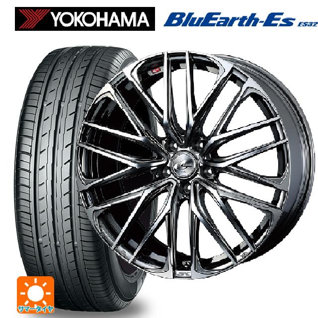 スバル レヴォーグ(VN系)用 225/45R18 95W ヨコハマ ブルーアースEs ES32 レオニス SK BMCMC 新品サマータイヤホイール 4本セット