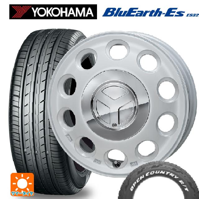 【6/20限定 全品P5倍＆クーポン】165/65R14 79S ヨコハマ ブルーアースEs ES32 # ジャパン三陽 モンツァ ピエディーノ パールホワイト 14-4.5J 国産車用 サマータイヤホイール4本セット