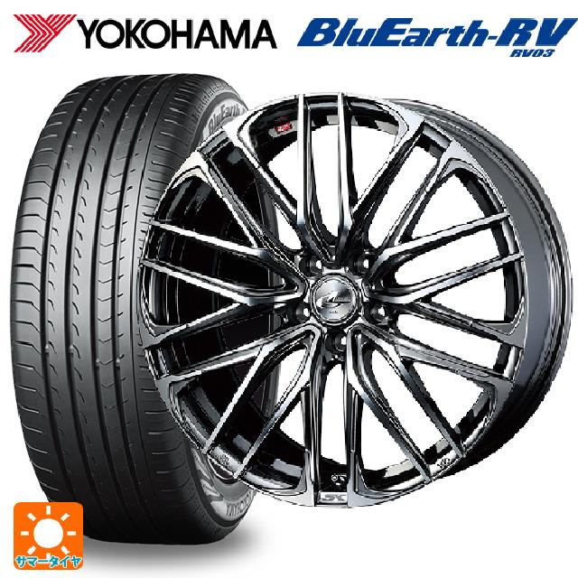 トヨタ プリウス(60系)用 225/45R19 96W XL ヨコハマ ブルーアース RV03 # ウェッズ レオニス SK BMCMC 新品サマータイヤホイール 4本セット