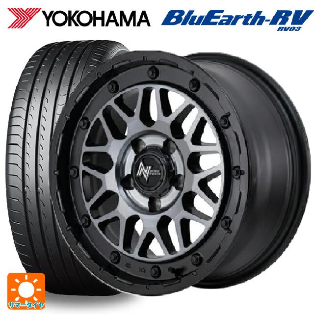 【6/22 20時〜 全品P5倍＆クーポン】205/60R16 96H XL ヨコハマ ブルーアース RV03 # エムアイディー ナイトロパワー M29 スティンガー セミグロスブラッククリア 16-7J 国産車用 サマータイヤホイール4本セット
