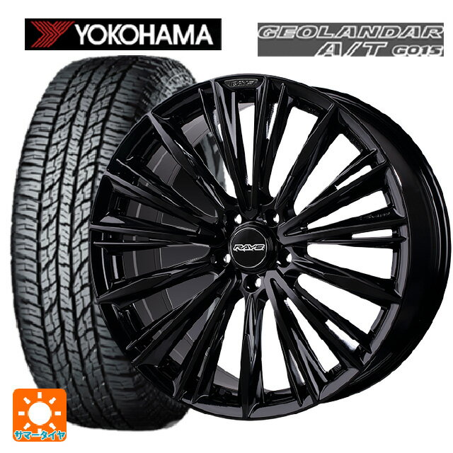 トヨタ クラウンエステート(AZSH38/39)用 235/55R19 105H XL ヨコハマ ジオランダー A/T G015 ブラックレター 正規品 レイズ ベルサス クラフトコレクション ヴォウジェ 2223 リミテッド GX 新品サマータイヤホイール 4本セット