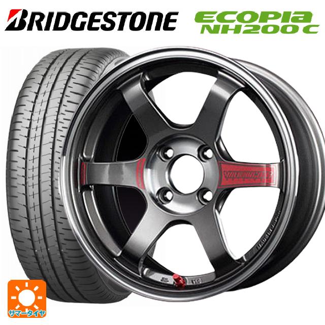 【6/11 1:59迄 全品ポイント5倍】175/65R15 84H ブリヂストン エコピア NH200C 正規品 # レイズ ボルクレーシング TE37 ソニックSL PG 15-5.5J 国産車用 サマータイヤホイール4本セット
