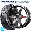 【5/9 20時〜 最大3万円OFFクーポン】185/65R15 88Q グッドイヤー アイスナビ7(限定) # レイズ ボルクレーシング TE37 ソニックSL PG 15-5.5J 国産車用 スタッドレスタイヤホイール4本セット