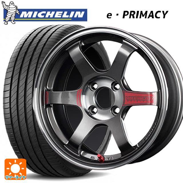 【6/22 20時〜 全品P5倍＆クーポン】165/55R15 79V XL ミシュラン Eプライマシー 正規品 レイズ ボルクレーシング TE37 ソニックSL PG 15-5J 国産車用 サマータイヤホイール4本セット