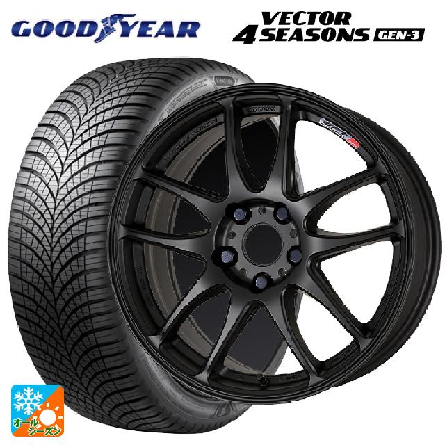 ホンダ ZR-V(RZ4)用 215/60R17 100V XL グッドイヤー ベクター4シーズンズ ジェン3 ワーク エモーション CR極 MBL 新品オールシーズンタイヤホイール 4本セット