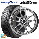 ホンダ WR-V(DG5)用 215/55R17 98W XL グッドイヤー ベクターフォーシーズンズ ジェン3 エモーション CR極 GTS 新品オールシーズンタイヤホイール 4本セット