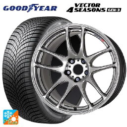 4/20限定 エントリーで最大100％ポイントバックホンダ ZR-V(RZ4)用 215/60R17 100V XL グッドイヤー ベクターフォーシーズンズ ジェン3 エモーション CR極 GTS 新品オールシーズンタイヤホイール 4本セット