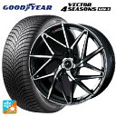 【2/17〜 最大3万円OFFクーポン】トヨタ ヴォクシー(90系)用 205/60R16 96V XL グッドイヤー ベクターフォーシーズンズ ジェン3 レオニス IT PBMC 新品オールシーズンタイヤホイール4本セット