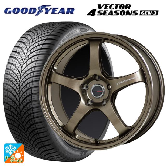 ホンダ ZR-V(RZ4)用 215/60R17 100V XL グッドイヤー ベクター4シーズンズ ジェン3 ホットスタッフ クロススピード ハイパーエディション CR5 BRM 新品オールシーズンタイヤホイール 4本セット
