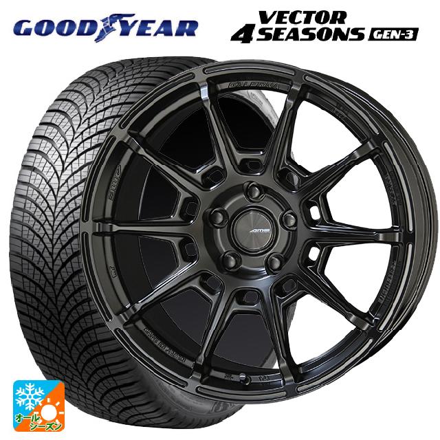 【9/3 20時〜 全品P5倍＆クーポン】スバル フォレスター(SL系)用 225/55R18 102W XL グッドイヤー ベクター4シーズンズ ジェン3 共豊 ガレルナ レフィーノ made by エンケイ MB 新品オールシーズンタイヤホイール 4本セット