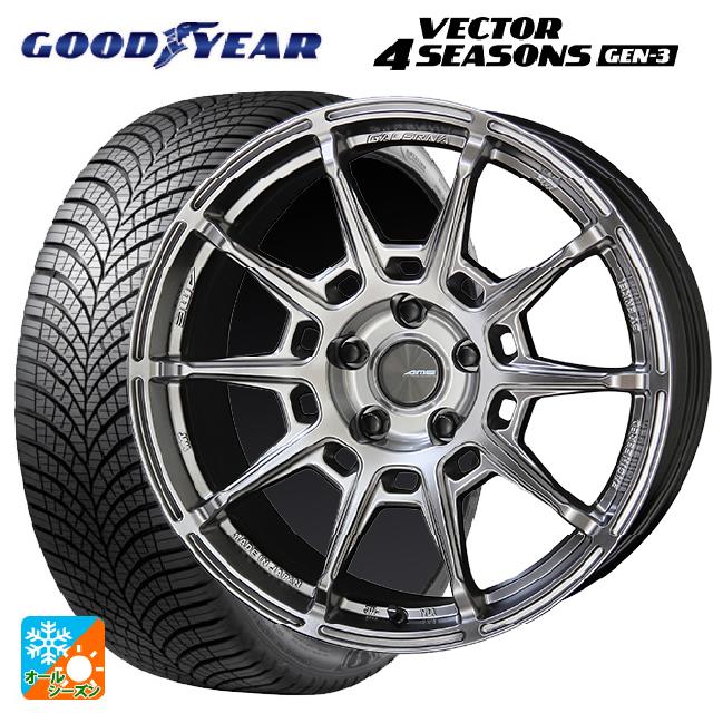 スバル WRX S4(VBH)用 245/40R18 97W XL グッドイヤー ベクター4シーズンズ ジェン3 共豊 ガレルナ レフィーノ made by エンケイ HS 新品オールシーズンタイヤホイール 4本セット