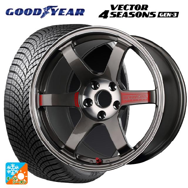 スバル レヴォーグ(VN系)用 245/40R18 97W XL グッドイヤー ベクターフォーシーズンズ ジェン3 ボルクレーシング TE37SL サーガ PG 新品オールシーズンタイヤホイール 4本セット