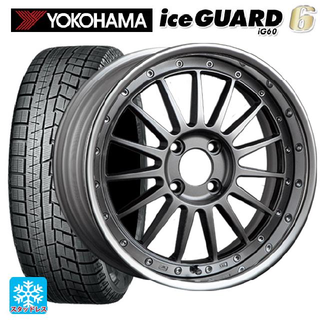 2024年製 215/45R17 87Q ヨコハマ アイスガード6(IG60) タナベ SSR プロフェッサー TF1R チタンシルバー 17-7J 国産車用 スタッドレスタイヤホイール4本セット