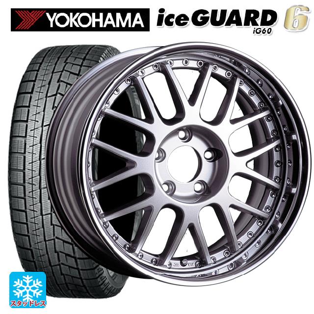 【5/9 20時〜 最大3万円OFFクーポン】215/50R17 91Q ヨコハマ アイスガード6(IG60) # タナベ SSR プロフェッサー MS1R シルバー 17-7J 国産車用 スタッドレスタイヤホイール4本セット