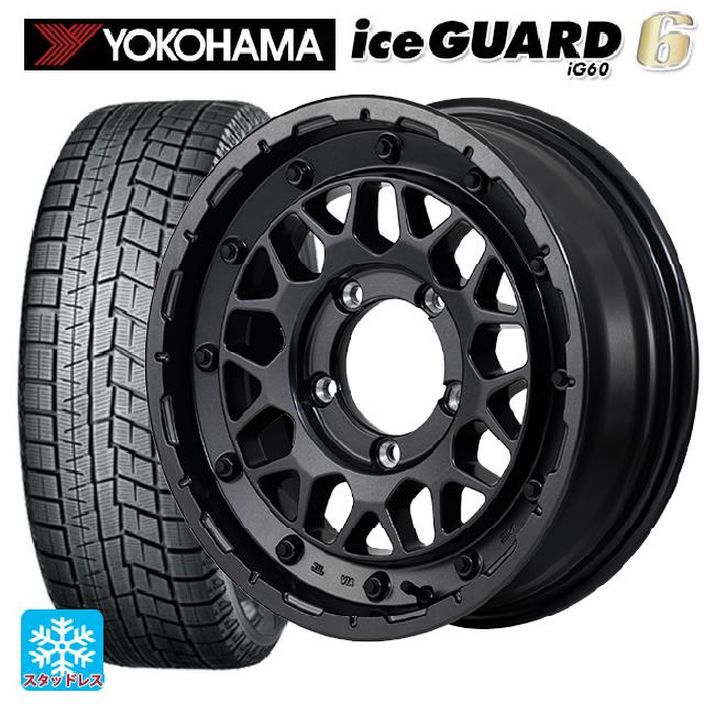 【5/9 20時〜 最大3万円OFFクーポン】215/65R16 98Q ヨコハマ アイスガード6(IG60) # マルカサービス ナイトロパワー M29 スティンガー セミグロスブラッククリア 16-5.5J 国産車用 スタッドレスタイヤホイール4本セット