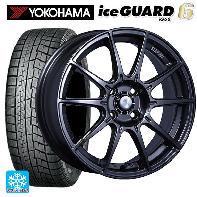 【6/22 20時〜 全品P5倍＆クーポン】2024年製 165/55R15 75Q ヨコハマ アイスガード6(IG60) # タナベ SSR GT X01 ST スペック ダークガンメタ 15-5J 国産車用 スタッドレスタイヤホイール4本セット