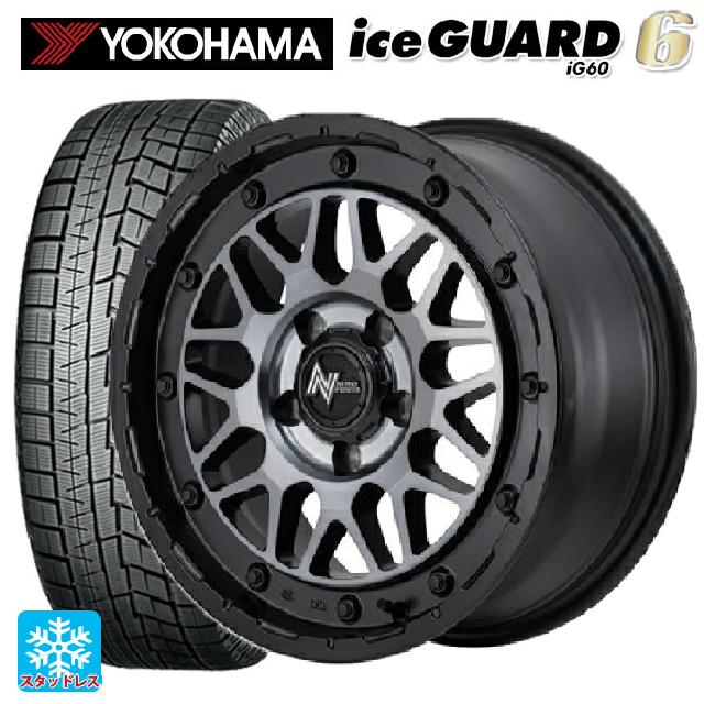 【6/15〜16限定 全品P5倍＆クーポン】2024年製 215/65R16 98Q ヨコハマ アイスガード6(IG60) # エムアイディー ナイトロパワー M29 スティンガー セミグロスブラッククリア 16-7J 国産車用 スタッドレスタイヤホイール4本セット