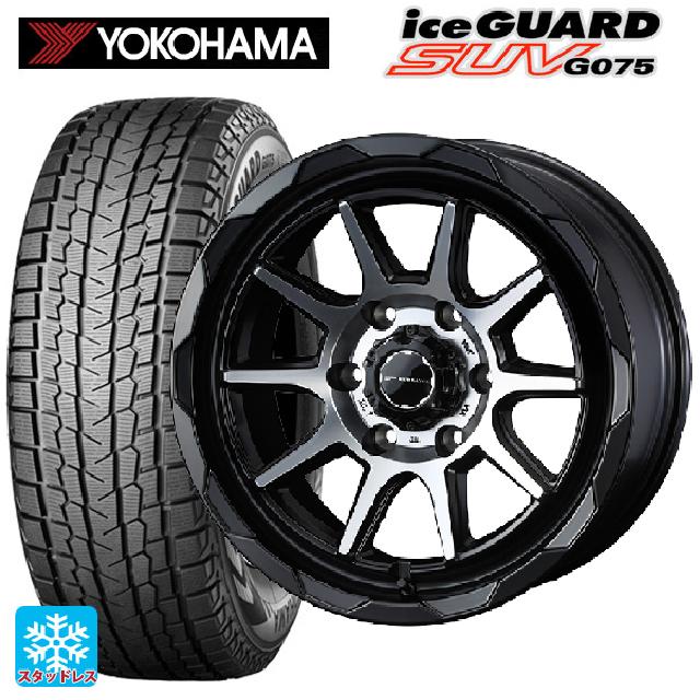 トヨタ ランドクルーザープラド(150系)用 285/70R17 121Q ヨコハマ アイスガードSUV G075 # マッドヴァンス06 マットブラックポリッシュ 新品スタッドレスタイヤホイール 4本セット