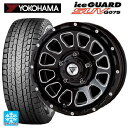 スズキ ジムニーシエラ(74系)用 235/70R16 106Q ヨコハマ アイスガードSUV G075 # デルタフォース オーバル ブラックマシニング 新品スタッドレスタイヤホイール 4本セット