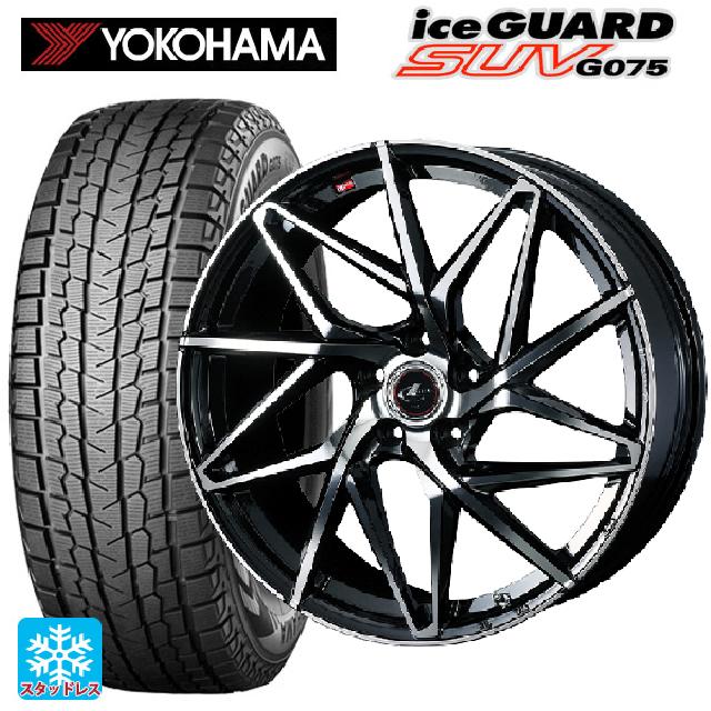 【6/15〜16限定 全品P5倍＆クーポン】215/70R16 100Q ヨコハマ アイスガードSUV G075 ウェッズ レオニス IT PBMC 16-6.5J 国産車用 スタッドレスタイヤホイール4本セット