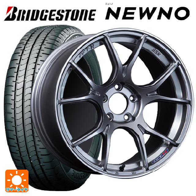 【6/15〜16限定 全品P5倍＆クーポン】165/50R16 75V ブリヂストン ニューノ 正規品 # タナベ SSR GT X02 ダークシルバー 16-5J 国産車用 サマータイヤホイール4本セット