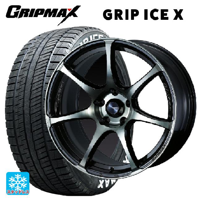 ホンダ ZR-V(RZ4)用 215/60R17 96T グリップマックス グリップアイスX ホワイトレター ウェッズ ウェッズスポーツ SA75R WBC 新品スタッドレスタイヤホイール 4本セット