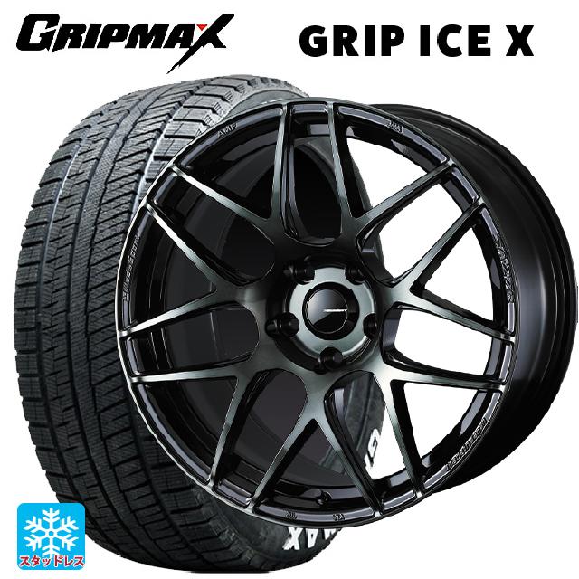 ホンダ ZR-V(RZ4)用 215/60R17 96T グリップマックス グリップアイスX ホワイトレター ウェッズ ウェッズスポーツ SA27R WBC 新品スタッドレスタイヤホイール 4本セット