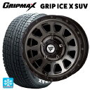 即日発送 【最大3万円OFFクーポン 4/27 9:59迄】スズキ ジムニーシエラ(74系)用 215/70R16 100Q グリップマックス グリップアイスエックス SUV ホワイトレター # デルタフォース オーバル マットスモークポリッシュ 新品スタッドレスタイヤホイール 4本セット