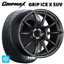 スバル レガシィアウトバック(BS系)用 225/65R17 102T グリップマックス グリップアイスX SUV ホワイトレター # タナベ SSR GT X01 フラットブラック 新品スタッドレスタイヤホイール 4本セット