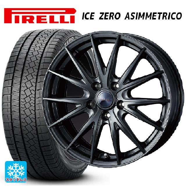 トヨタ ヴォクシー(90系)用 2023年製 205/55R17 91H ピレリ ウインター アイスゼロ アシンメトリコ 正規品 ヴェルバ スポルト2 # ディープメタル2 新品スタッドレスタイヤホイール 4本セット