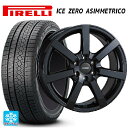 キャデラック XT5クロスオーバー(C1UL)用 235/65R18 110T XL ピレリ ウインター アイスゼロ アシンメトリコ 正規品 ユーエスデザイン キャスラー グロスブラック 新品スタッドレスタイヤホイール 4本セット