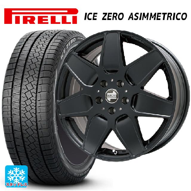 【6/15〜16限定 全品P5倍＆クーポン】ミニ ミニクラブマン(F54)用 225/45R17 94H XL ピレリ アイスゼロ アシンメトリコ 正規品 ケレナーズ エムセブン マットブラック 新品スタッドレスタイヤホイール 4本セット