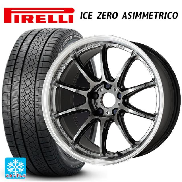 ミツビシ ランサーエボリューション10(CZ4A)用 2023年製 245/40R18 97H XL ピレリ ウインター アイスゼロ アシンメトリコ # 正規品 エモーション ZR10 GTKRC 新品スタッドレスタイヤホイール 4本セット